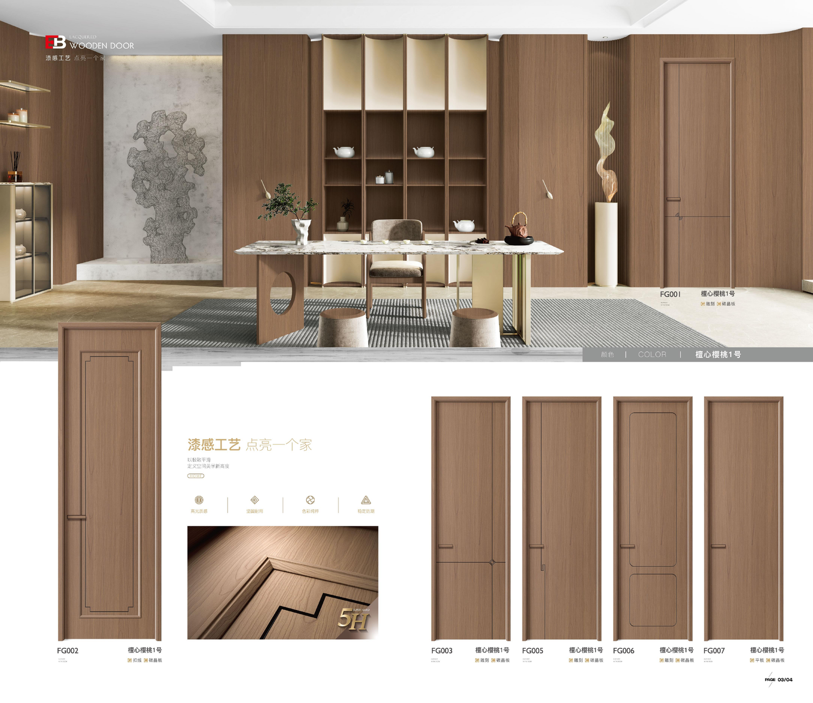 5H Skin-Feel door series